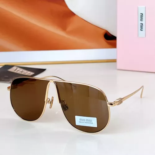 Cheap MIU MIU AAA Quality Sunglasses #1353284, $$60.00 USD On MIU MIU AAA Sunglasses