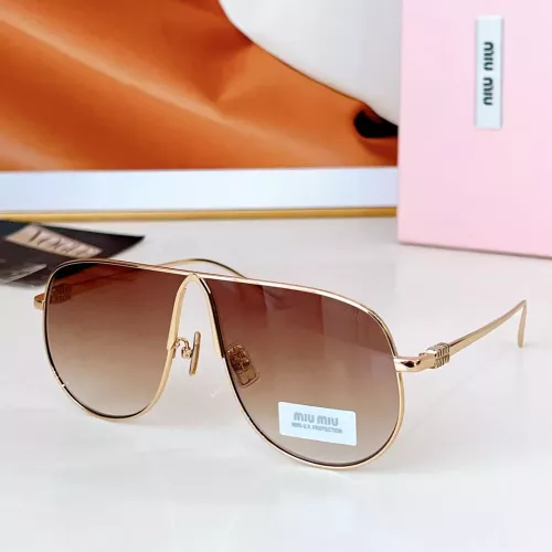 Cheap MIU MIU AAA Quality Sunglasses #1353285, $$60.00 USD On MIU MIU AAA Sunglasses
