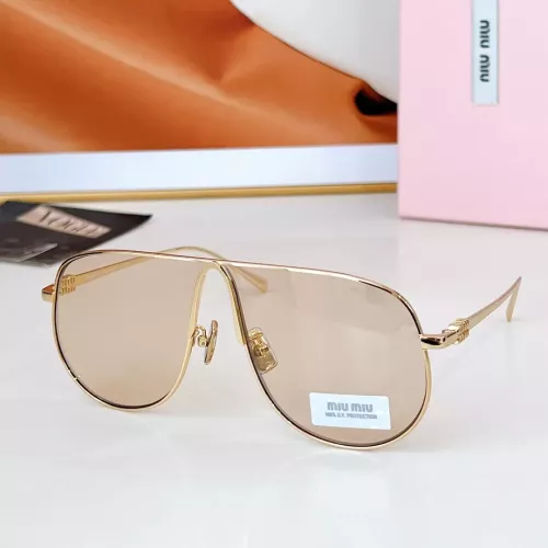 Cheap MIU MIU AAA Quality Sunglasses #1353286, $$60.00 USD On MIU MIU AAA Sunglasses