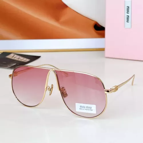 Cheap MIU MIU AAA Quality Sunglasses #1353291, $$60.00 USD On MIU MIU AAA Sunglasses