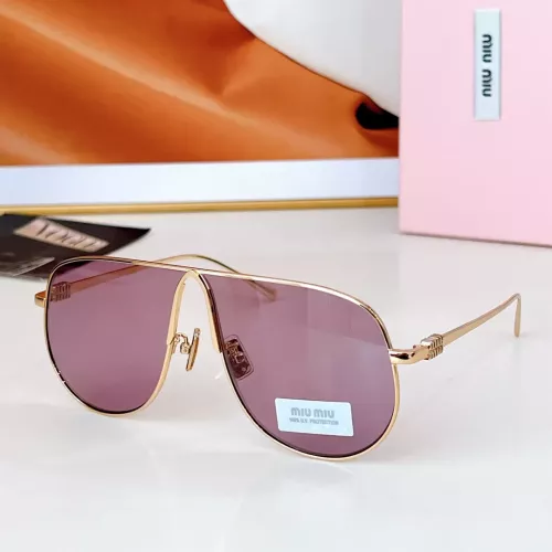 Cheap MIU MIU AAA Quality Sunglasses #1353292, $$60.00 USD On MIU MIU AAA Sunglasses