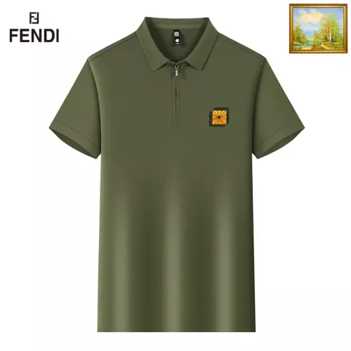 Cheap Fendi T-Shirts Short Sleeved For Men #1353517, $$34.00 USD On Fendi T-Shirts