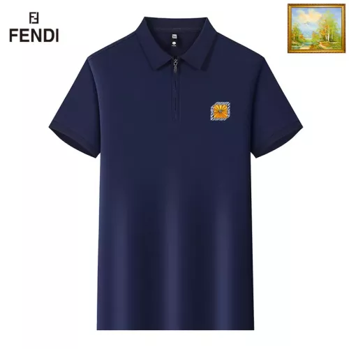 Cheap Fendi T-Shirts Short Sleeved For Men #1353518, $$34.00 USD On Fendi T-Shirts