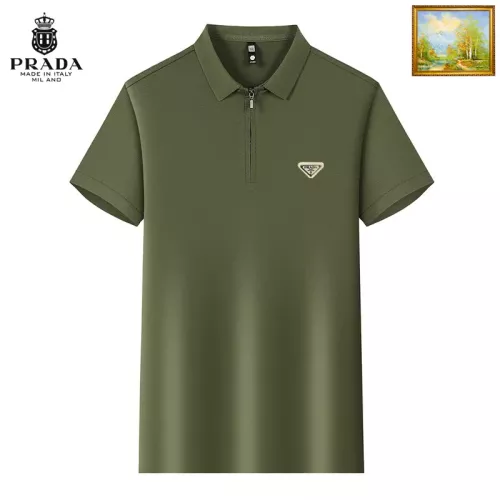 Cheap Prada T-Shirts Short Sleeved For Men #1353586, $$34.00 USD On Prada T-Shirts