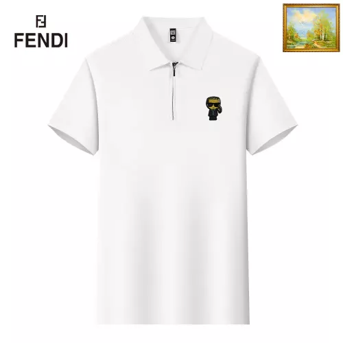 Cheap Fendi T-Shirts Short Sleeved For Men #1353604, $$34.00 USD On Fendi T-Shirts
