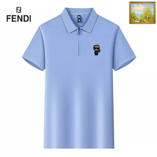 Cheap Fendi T-Shirts Short Sleeved For Men #1353605, $$34.00 USD On Fendi T-Shirts