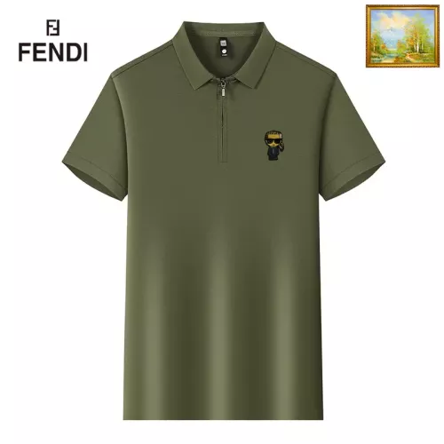 Cheap Fendi T-Shirts Short Sleeved For Men #1353606, $$34.00 USD On Fendi T-Shirts