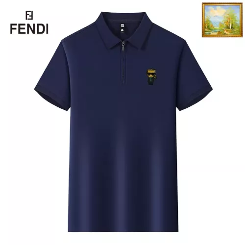 Cheap Fendi T-Shirts Short Sleeved For Men #1353607, $$34.00 USD On Fendi T-Shirts