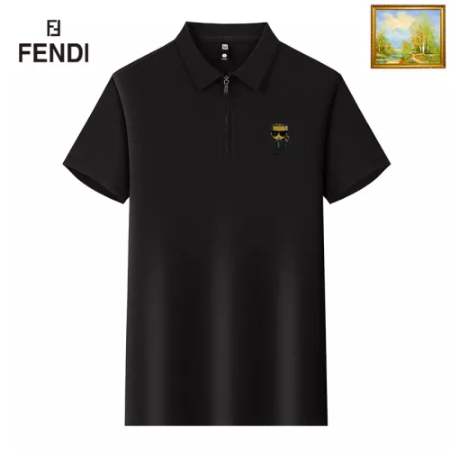 Cheap Fendi T-Shirts Short Sleeved For Men #1353608, $$34.00 USD On Fendi T-Shirts