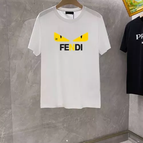 Cheap Fendi T-Shirts Short Sleeved For Unisex #1353625, $$25.00 USD On Fendi T-Shirts