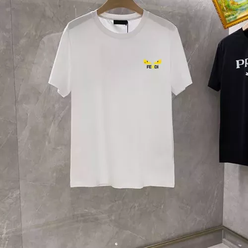 Cheap Fendi T-Shirts Short Sleeved For Unisex #1353627, $$25.00 USD On Fendi T-Shirts