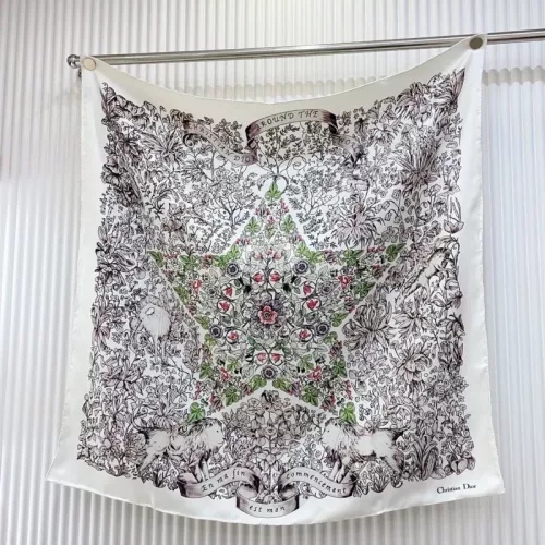 Cheap Christian Dior Silk Squares #1353657, $$64.00 USD On Christian Dior Scarf