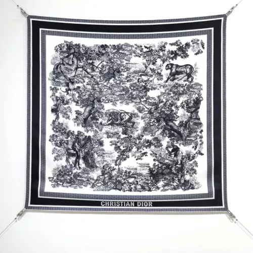 Cheap Christian Dior Silk Squares #1353659, $$64.00 USD On Christian Dior Scarf