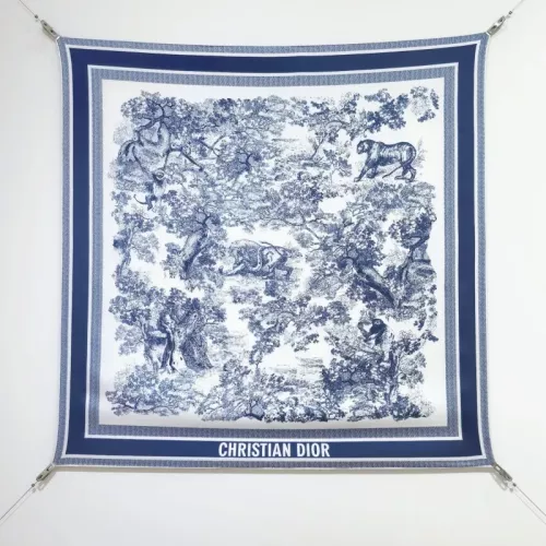 Cheap Christian Dior Silk Squares #1353660, $$64.00 USD On Christian Dior Scarf