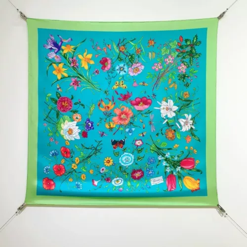 Cheap Gucci Silk Squares #1353666, $$64.00 USD On Gucci Scarf