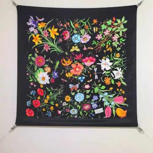 Cheap Gucci Silk Squares #1353670, $$64.00 USD On Gucci Scarf