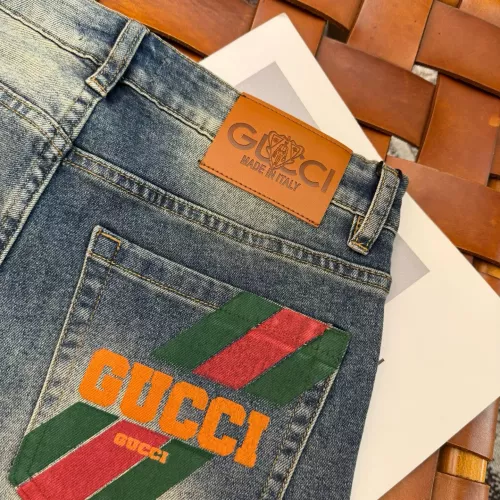 Replica Gucci Jeans For Men #1353688 $48.00 USD for Wholesale