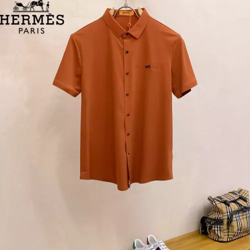 Cheap Hermes Shirts Short Sleeved For Men #1353865, $$52.00 USD On Hermes Shirts