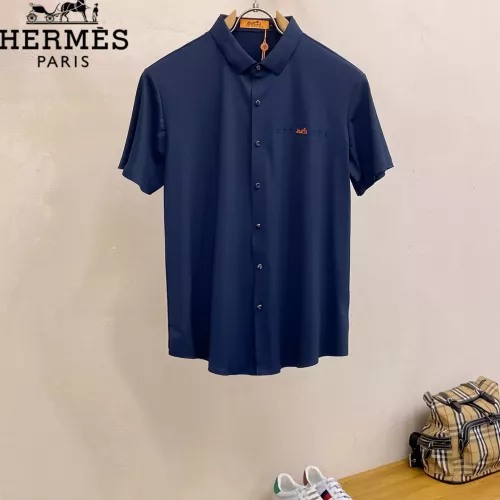 Cheap Hermes Shirts Short Sleeved For Men #1353866, $$52.00 USD On Hermes Shirts