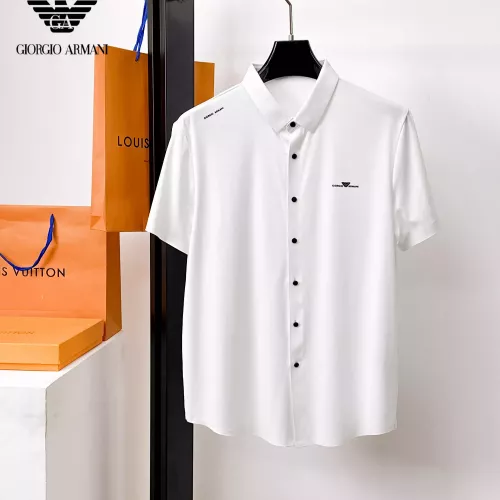 Cheap Armani Shirts Short Sleeved For Men #1353868, $$52.00 USD On Armani Shirts