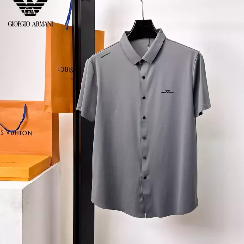Cheap Armani Shirts Short Sleeved For Men #1353869, $$52.00 USD On Armani Shirts