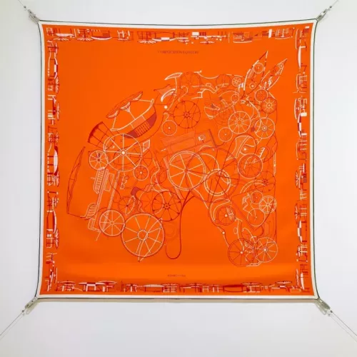 Cheap Hermes Silk Square #1353972, $$64.00 USD On Hermes Scarf