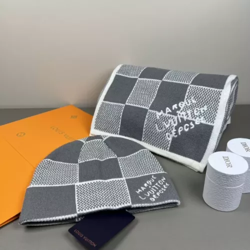 Cheap Louis Vuitton LV Hat and Scarf Set #1353986, $$45.00 USD On Louis Vuitton LV Hat and Scarf and Glove Set