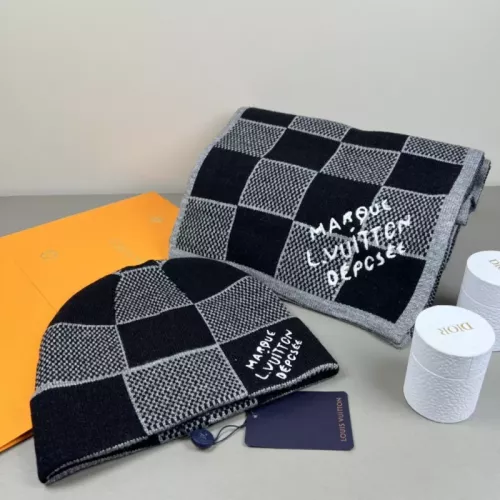 Cheap Louis Vuitton LV Hat and Scarf Set #1353989, $$45.00 USD On Louis Vuitton LV Hat and Scarf and Glove Set