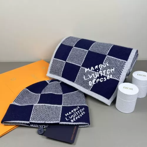 Cheap Louis Vuitton LV Hat and Scarf Set #1353991, $$45.00 USD On Louis Vuitton LV Hat and Scarf and Glove Set