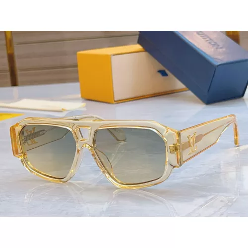Cheap Louis Vuitton AAA Quality Sunglasses #1354138, $$60.00 USD On Louis Vuitton AAA Quality Sunglasses