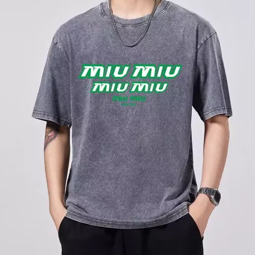 Cheap MIU MIU T-Shirts Short Sleeved For Men #1354183, $$45.00 USD On MIU MIU T-Shirts