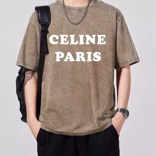 Cheap Celine T-Shirts Short Sleeved For Men #1354185, $$45.00 USD On Celine T-Shirts