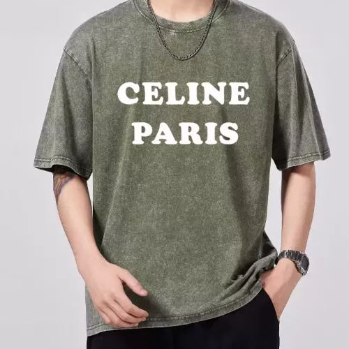 Cheap Celine T-Shirts Short Sleeved For Men #1354186, $$45.00 USD On Celine T-Shirts