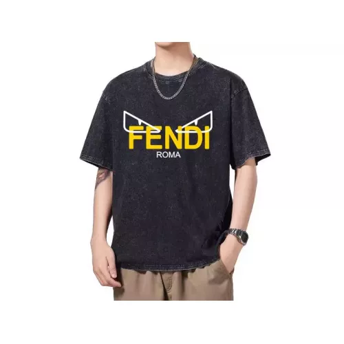 Cheap Fendi T-Shirts Short Sleeved For Men #1354204, $$45.00 USD On Fendi T-Shirts