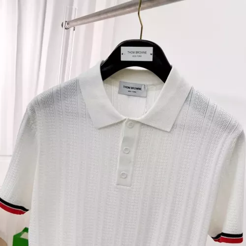 Replica Thom Browne TB T-Shirts Short Sleeved For Men #1354261 $76.00 USD for Wholesale
