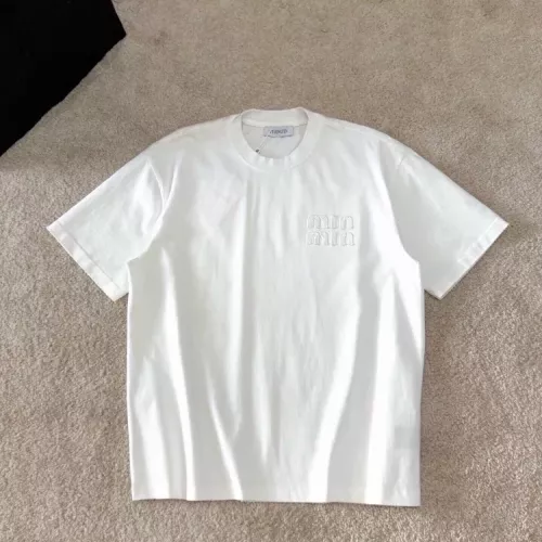 Cheap MIU MIU T-Shirts Short Sleeved For Unisex #1354313, $$64.00 USD On MIU MIU T-Shirts