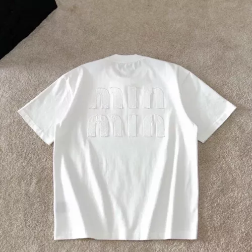 Replica MIU MIU T-Shirts Short Sleeved For Unisex #1354313 $64.00 USD for Wholesale