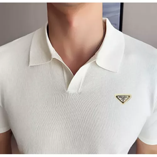 Replica Prada T-Shirts Short Sleeved For Men #1354388 $42.00 USD for Wholesale