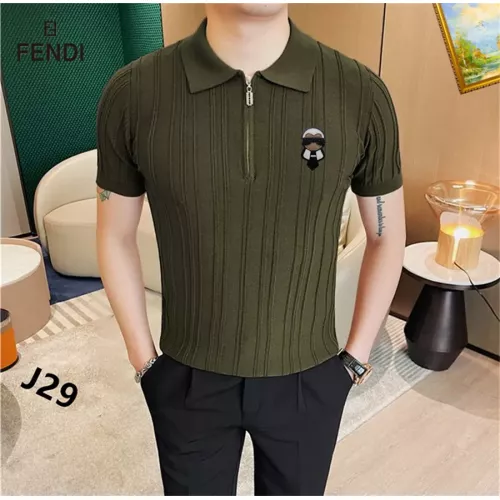 Cheap Fendi T-Shirts Short Sleeved For Men #1354452, $$42.00 USD On Fendi T-Shirts