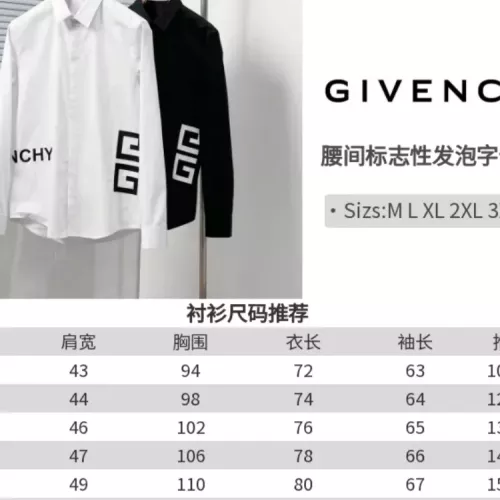 Replica Givenchy Shirts Long Sleeved For Men #1354487 $68.00 USD for Wholesale