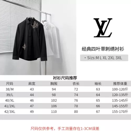 Replica Louis Vuitton LV Shirts Long Sleeved For Men #1354492 $76.00 USD for Wholesale