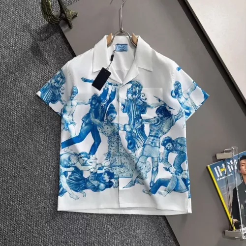 Cheap Prada Shirts Short Sleeved For Men #1354508, $$60.00 USD On Prada Shirts