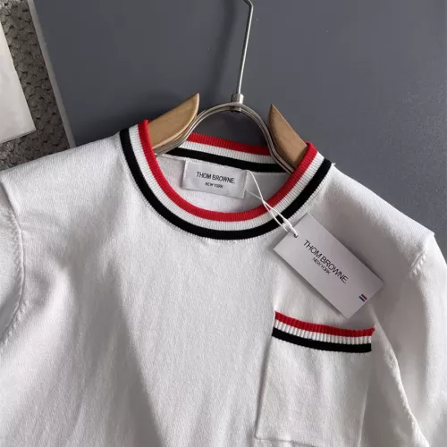 Replica Thom Browne TB T-Shirts Short Sleeved For Men #1354801 $72.00 USD for Wholesale