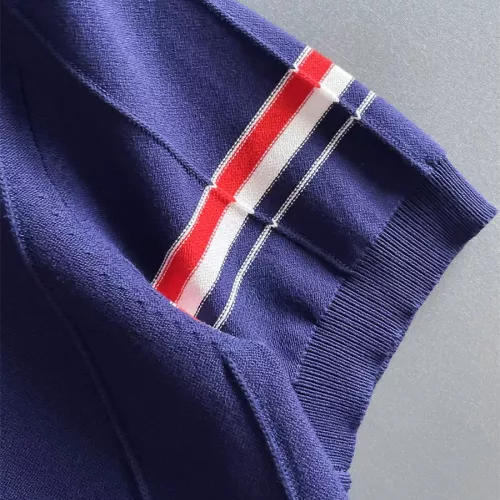 Replica Thom Browne TB T-Shirts Short Sleeved For Men #1354805 $72.00 USD for Wholesale