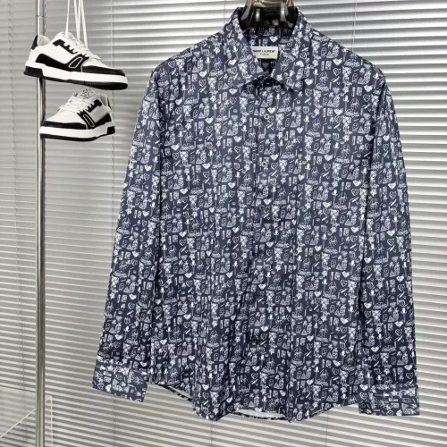 Cheap Yves Saint Laurent YSL Shirts Long Sleeved For Men #1354827, $$98.00 USD On Yves Saint Laurent YSL Shirts