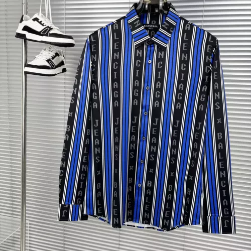 Cheap Balenciaga Shirts Long Sleeved For Men #1354830, $$98.00 USD On Balenciaga Shirts
