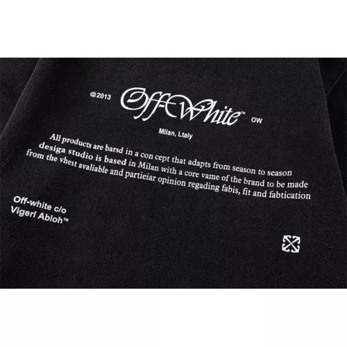 Replica Off-White Hoodies Long Sleeved For Unisex #1355000 $60.00 USD for Wholesale