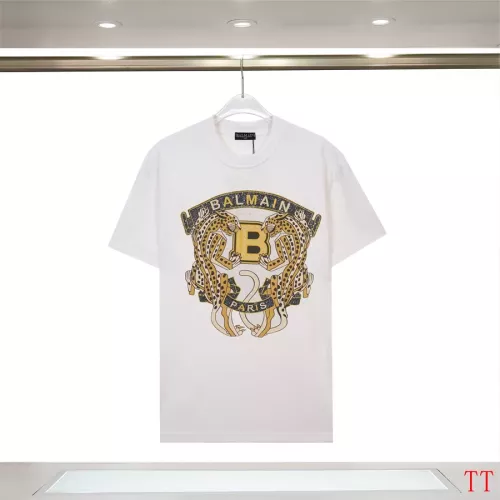Cheap Balmain T-Shirts Short Sleeved For Unisex #1355030, $$32.00 USD On Balmain T-Shirts