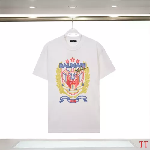Cheap Balmain T-Shirts Short Sleeved For Unisex #1355036, $$32.00 USD On Balmain T-Shirts
