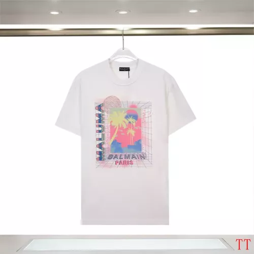 Cheap Balmain T-Shirts Short Sleeved For Unisex #1355038, $$32.00 USD On Balmain T-Shirts